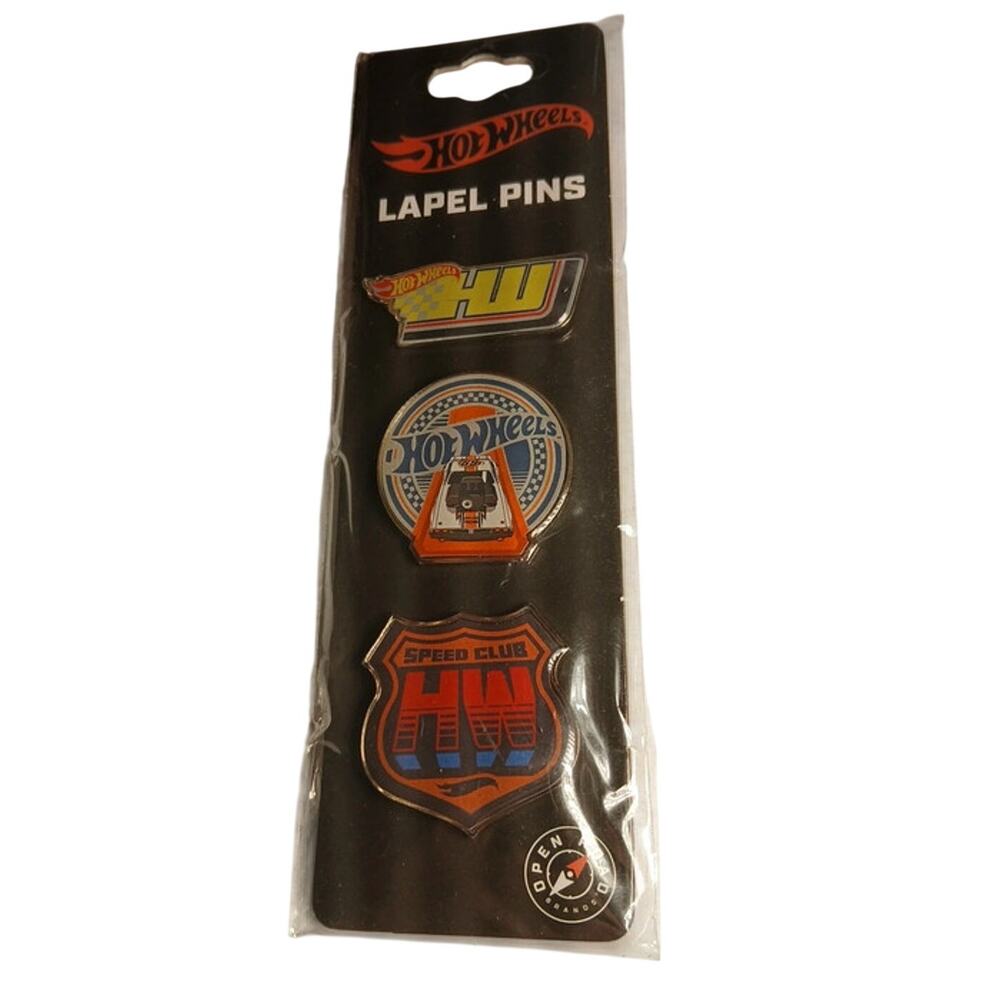 Hot wheels Lapel pins set of 3.